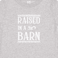thumbnail image 4 of Inktastic RAISED in a BARN in White Boys or Girls Baby T-Shirt, 4 of 5