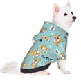 thumbnail image 5 of KLL Cute Dogs Corgi for Basic Dog Hoodie - Pet Hoodie Sweater with Leash Hole - Cute Dog Sweatshirt - Pet Clothes Hooded Sweatshirt for Dog & Cat -XX-Large, 5 of 8
