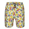 thumbnail image 3 of Logiee Hippopotamus Print Mens Swim Trunks Quick Dry Board Shorts,Breathable Hawaii Beach Shorts Swimwear Bathing Suits-Medium, 3 of 6