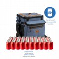 thumbnail image 2 of Ozark Trail 50 Can Capacity Collapsible Rolling Cooler, Top Access, Multiple Pockets, Volume of :17.44 Quarts., 2 of 7