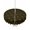Yellow Black, variant on Boanket Outdoor Tablecloth with Umbrella Hole for Patio/Picnic/Party/Camping, Yellow Christmas Waterproof Table Cloth Round Cover Washable, Xmas Winter Snowflake (Dia 54")