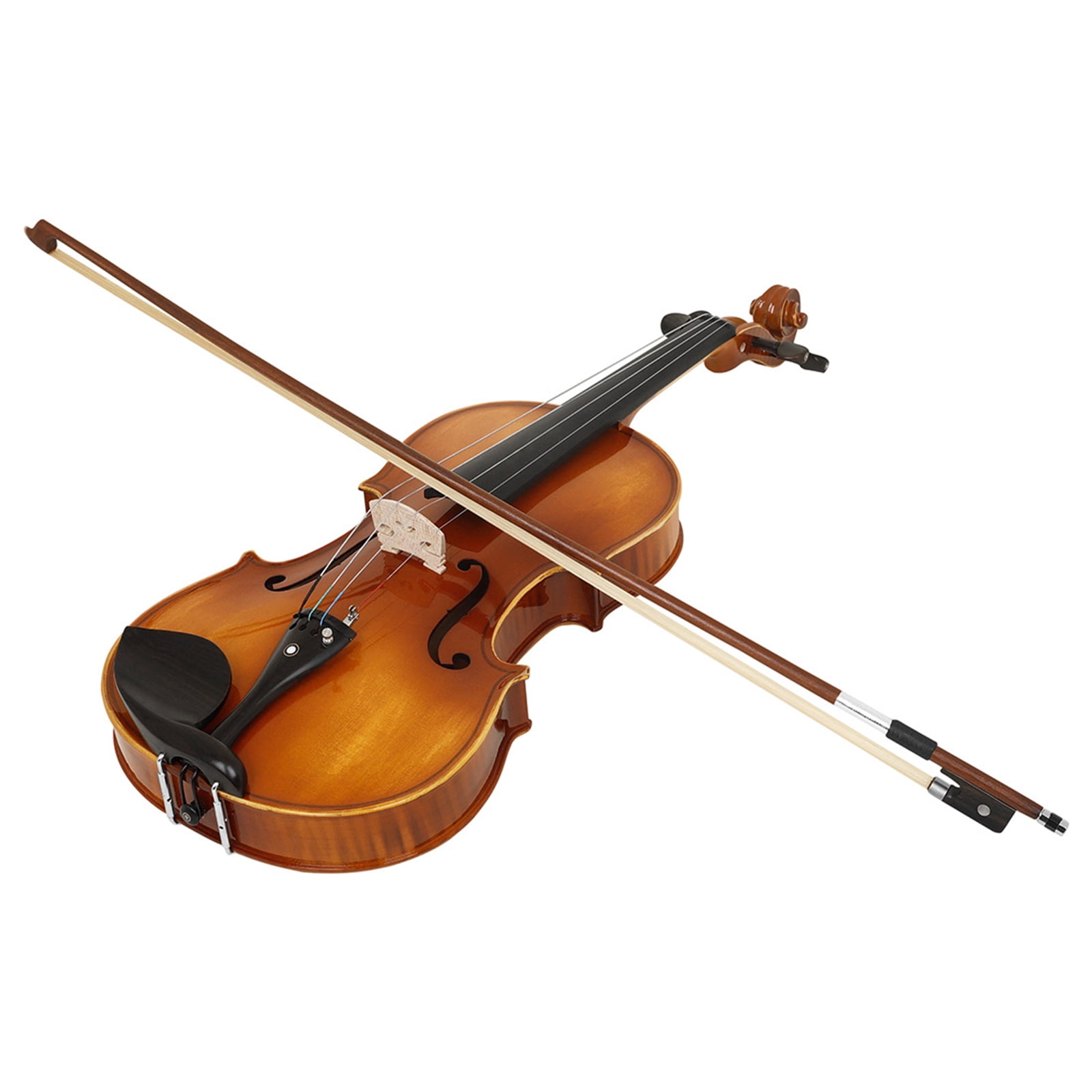 lixuesong Spruce Wood Viola with Bow and Carrying Case Stringed Instrument 16 Inch Viola