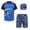 Dark Blue, variant on Boys Rash Guard Set Two Piece Long Sleeve Design Sunsuit Surf Style Beachwear Toddler Boys Kids Pool Seaside Sun Protective Swimming Suit
