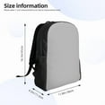 thumbnail image 3 of American Ice Hockey 17 Inch Lightweight Packable DaypackLarge Capacity Backpack Unisex 17 in, 3 of 7