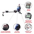 thumbnail image 4 of Sunny Health & Fitness Elite Water Rowing Machine with High Resistance Vertical Tank, Exclusive Bluetooth SunnyFit App, 4 of 9