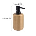 thumbnail image 3 of ZZkhGO Ceramic Soap Dispenser Refillable, Hand Soap Dispenser with Pump, Modern Lotion Dispenser for Bathroom Kitchen, Yellow, 3 of 6