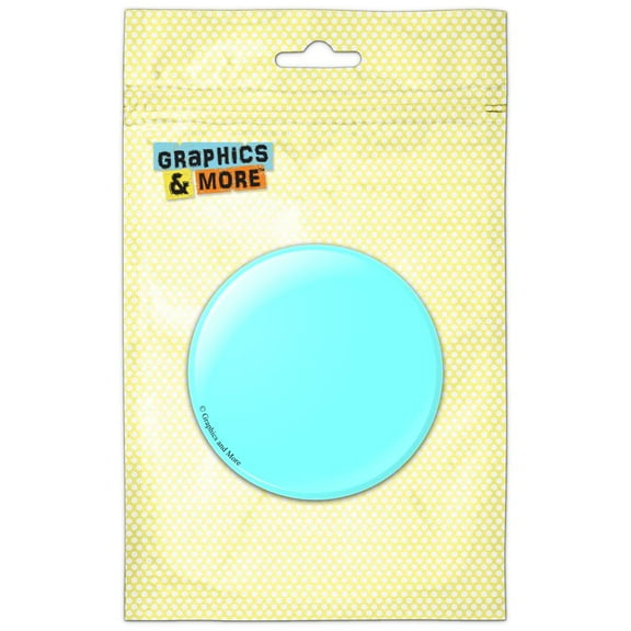 Solid Color Light Cyan Pinback Button Pin Badge