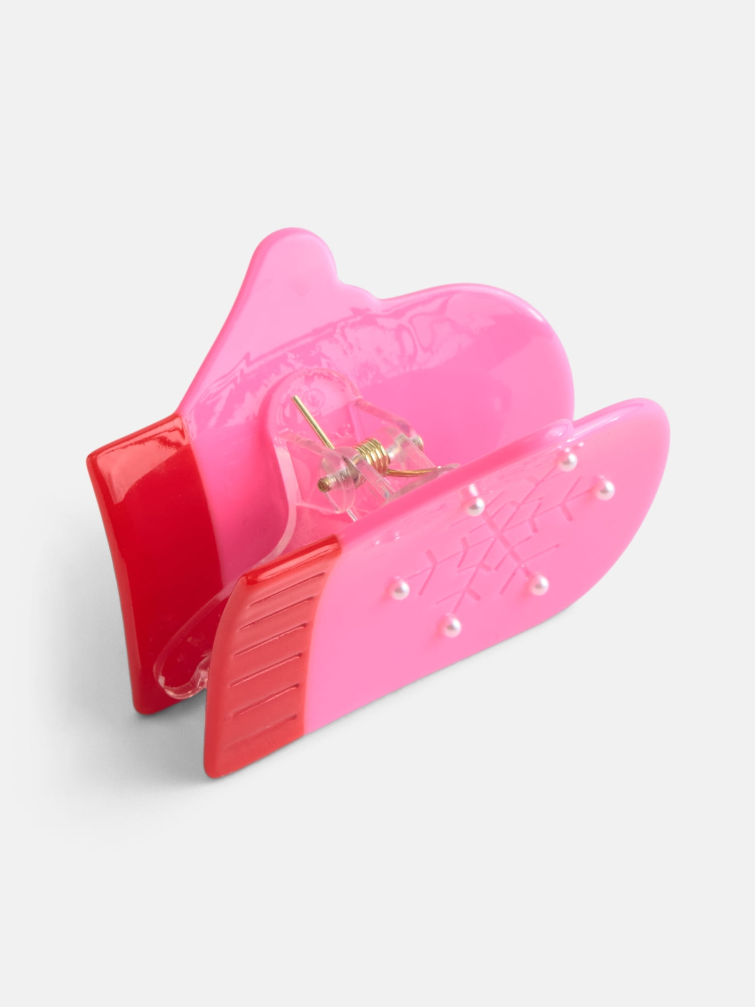 No Boundaries Women’s Mitten Claw Clip, Pink, One Size