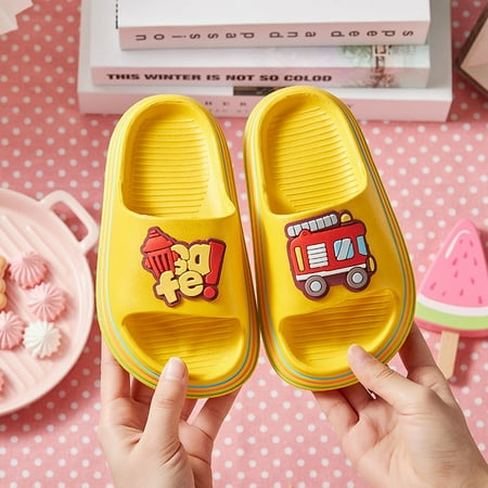 

Herrnalise Toddler Baby Sandals Cartoon Bear Rabbit Soft And Non-Slip Kids Home Slipper Children s Shose Toddler Shoes under $10