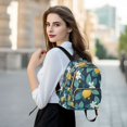 thumbnail image 6 of FORMRS Mini Backpack Purse for Women Travel Daypack Casual Shoulder Bag, Lemon Leaves, 6 of 7
