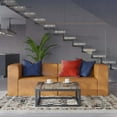 thumbnail image 1 of Modway Mingle Vegan Leather 2-Piece Sectional Sofa Loveseat in Tan, 1 of 11