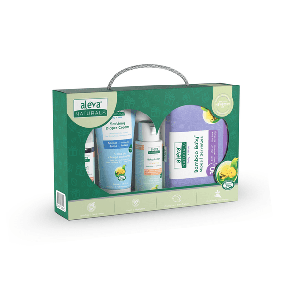 Aleva Naturals Newborn Starter Kit (Travel pack)