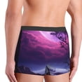 thumbnail image 5 of Daiia Purple Moon Tree Night Sky Men's Underwear Boxer Briefs, Cotton Stretch Moisture-Wicking Underwear-Medium, 5 of 9