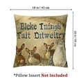 thumbnail image 4 of nygtbtfer Farm Farmhouse Pillow Covers Vintage Rustic Pillow Covers Square Animal Farmhouse Home Decor Pillow Cover Cushion Set of 2 (Wood Farm Set) 22x22in, 4 of 7