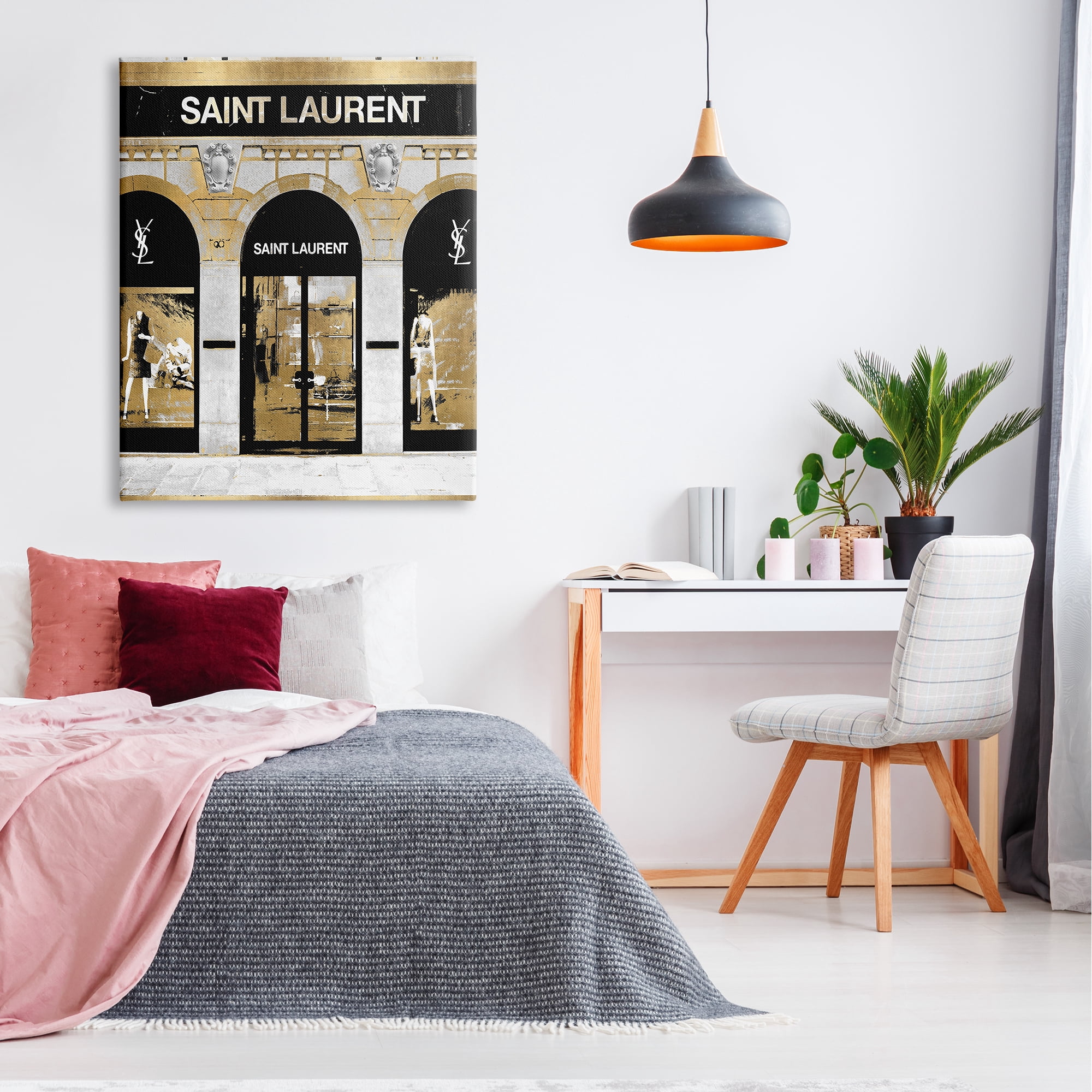 Stupell Industries Bold Fashion Storefront Glam City Mannequin Clothing Canvas Wall Art, 36 x 48, Design by Madeline Blake
