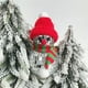 thumbnail image 4 of Bolas de discoteca con forma de muñeco de nieve y espejo Zmeidao, adornos plateados para colgar en el árbol de Navidad, decoración navideña para el hogar y fiestas., 4 of 7