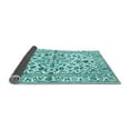 thumbnail image 2 of Ahgly Company Indoor Rectangle Persian Light Blue Traditional Area Rugs, 7' x 10', 2 of 4