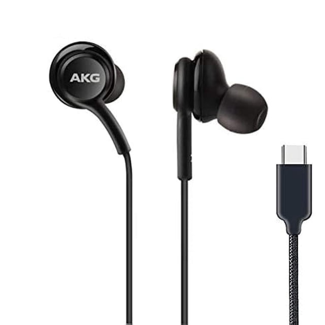Auriculares Samsung EO-IC100 USB Tipo-C con cable negros AKG
