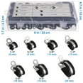 thumbnail image 2 of OULII 72 Pcs Hose Clamp Set for Automotive Maintenance and Home Repairs, 2 of 8