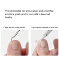 thumbnail image 3 of Cuticle Cutter, 2Pcs Cuticle Pusher Cuticle Nippers Stainless Steel for Fingernails and Toenails, 3 of 6