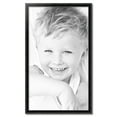 thumbnail image 2 of ArtToFrames 25" x 43" Black Engraved Edges Picture Frame, 25x43 inch Black Wood Poster Frame (WOM-4055), 2 of 8