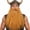Ginger, variant on 18 Inches Men's Long Curly Brown Synthetic Pre - styled Realistic Fake Beard for Wizard Costume and Halloween Party (Ginger)
