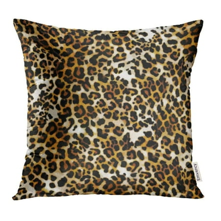 ARHOME Leopard Leo Animal Swatch Cheetah Skin Lion Panther Fur Cool Cat Pillowcase Cushion Cases 20x20 inch