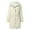 Beige, variant on Women Jacket Women Solid Rain Jacket Outdoor Fleece Keep Warm Plus Waterproof Hooded Raincoat Windproof Jackets Solid Outwear Running Jackets for Women on Clearance