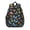Butterfly and Multicolor, variant on Butterfly and Multicolor Black Pattern Backpack for School, Cute School Bag with Adjustable Shoulder Straps and Padded Back, 15"x11.42"x5.5"