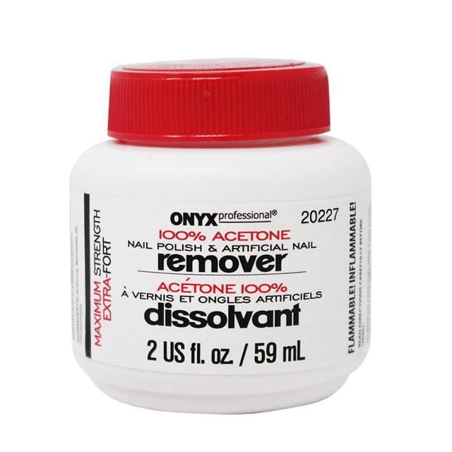 Onyx Professional 100% Pure Acetone Maximum Strength Nail Polish Remover, . bottle