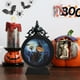 thumbnail image 2 of Linterna de luces de Halloween 2 piezas Mini linterna de vela de calabaza de Halloween Led luces de escena de miedo de Halloween decoración de linterna de Halloween colgante vintage, 2 of 3