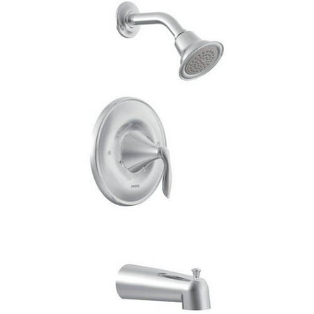 Pressure Balanced Tub Shower - Moen T2133ORB Eva Bath and Shower Faucet with Posi-Temp Pressure Balanced Trim, Available in Various Colors