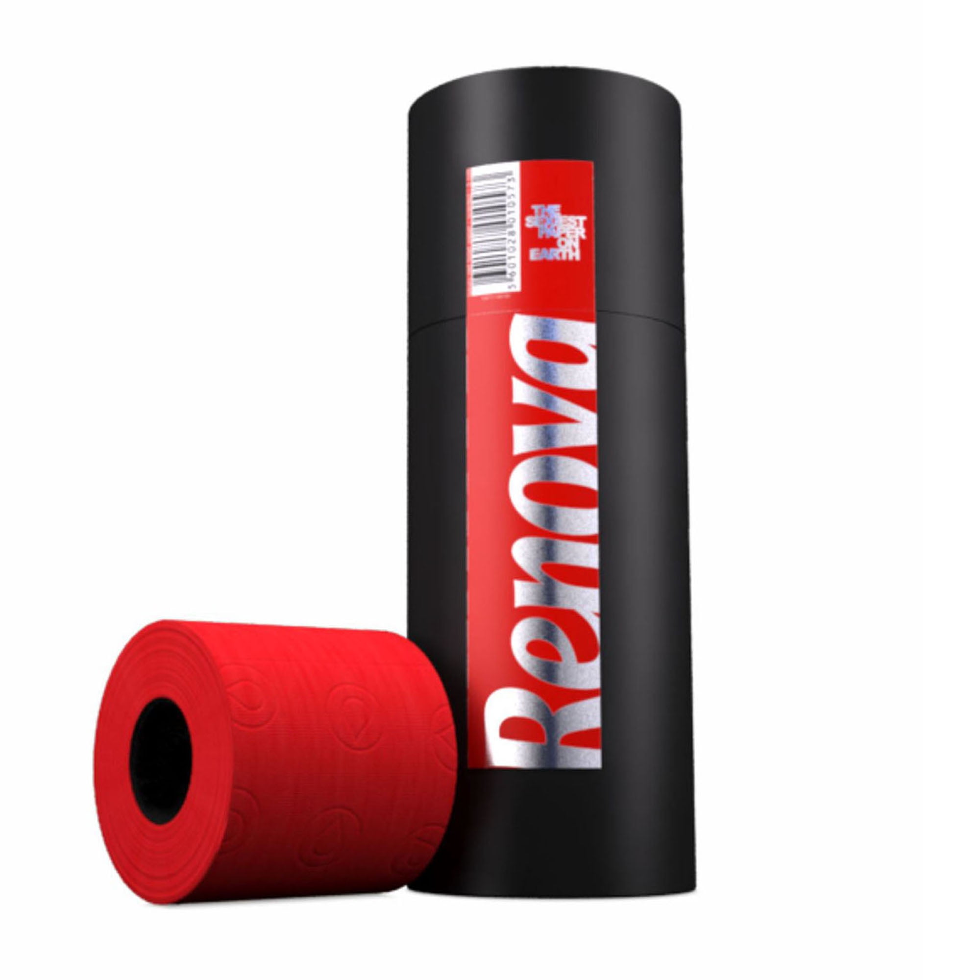 Renova  Luxury Scented Colored Toilet Paper Gift Box 3 Rolls 3-Ply Bath Tissue - Gift Box 3 Rolls Red