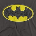 thumbnail image 2 of Batman Bats in Logo Women's T Shirt, Charcoal, Medium, 2 of 6