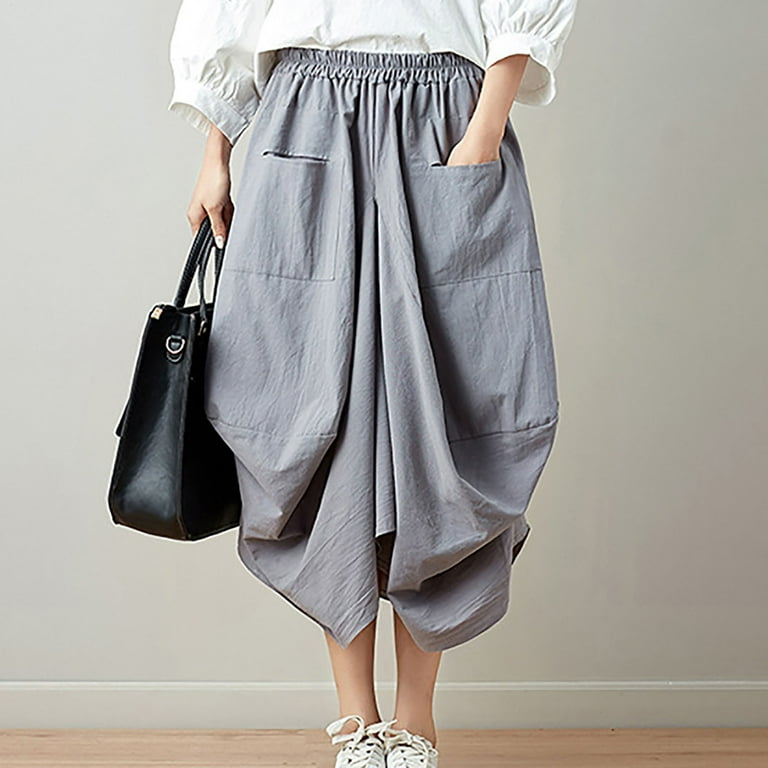 Organic cotton skirts with pockets hot sale