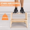 thumbnail image 4 of Step Stool, taburete Woodure de 2 escalones con altura regulable para niños pequeños, 4 of 6