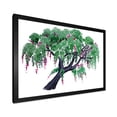 thumbnail image 2 of Designart 'A Lonely Tree of Wisteria' Traditional Framed Art Print, 2 of 4