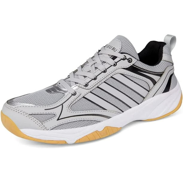 Xishao Zapatos de entrenamiento de moda para hombre, estilo racquetball, pickleball, zapatos de correr para hombre, zapatos de squash para interiores y exteriores Xishao ropa