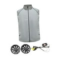 thumbnail image 1 of lionlar Fan Cooling Vest Breathable Work Jacket Fan Vest for Running Fishing Camping L, 1 of 9