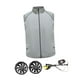 thumbnail image 1 of Chaleco de refrigeración con ventilador, poliéster, portátil, transpirable, para hombre y mujer, para verano Gris, 1 of 9