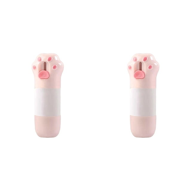 YWIYIUD 2PCS Cute Thermal Paper Correction Tool With UnboxingKnife Portable Information Protection Correction Tool Thermal Paper Eraser Thermal Label Remover Pen