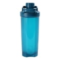 thumbnail image 3 of Mainstays 24oz Shaker Cup and Gym Water Bottle, Blue, with Twist on Lid and Ball, Plastic, 3 of 11