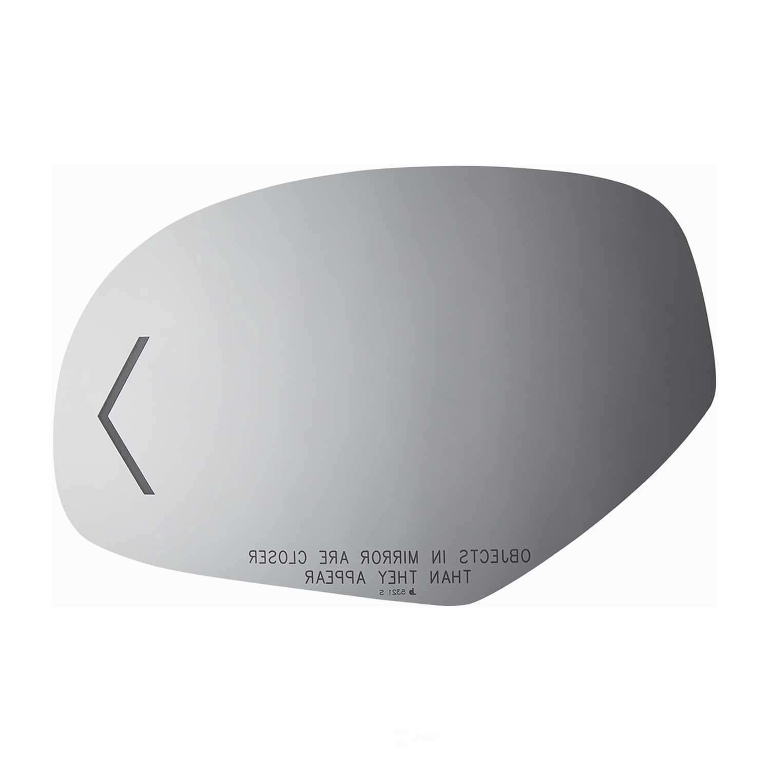Burco Side View Mirror Replacement Glass - Clear Glass - 5321S