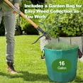 thumbnail image 4 of PYYAN-Stand Up Weed Puller Tool, Dandelion Hand Weeding Tool with 48" Long Handle Weed Remover Tool for Garden Lawn Yard, Includes a Reusable Garden Waste Bag, 4 of 4