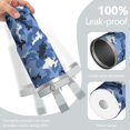 thumbnail image 5 of Camouflage 30oz Handheld Travel Tumbler with Handle – Double Wall Stainless Steel Insulated Cup, Flip Straw Lid, Leak-Proof & BPA-Free for Hot and Cold Drinks – Durable Coffee & Juice Mug White, 5 of 6