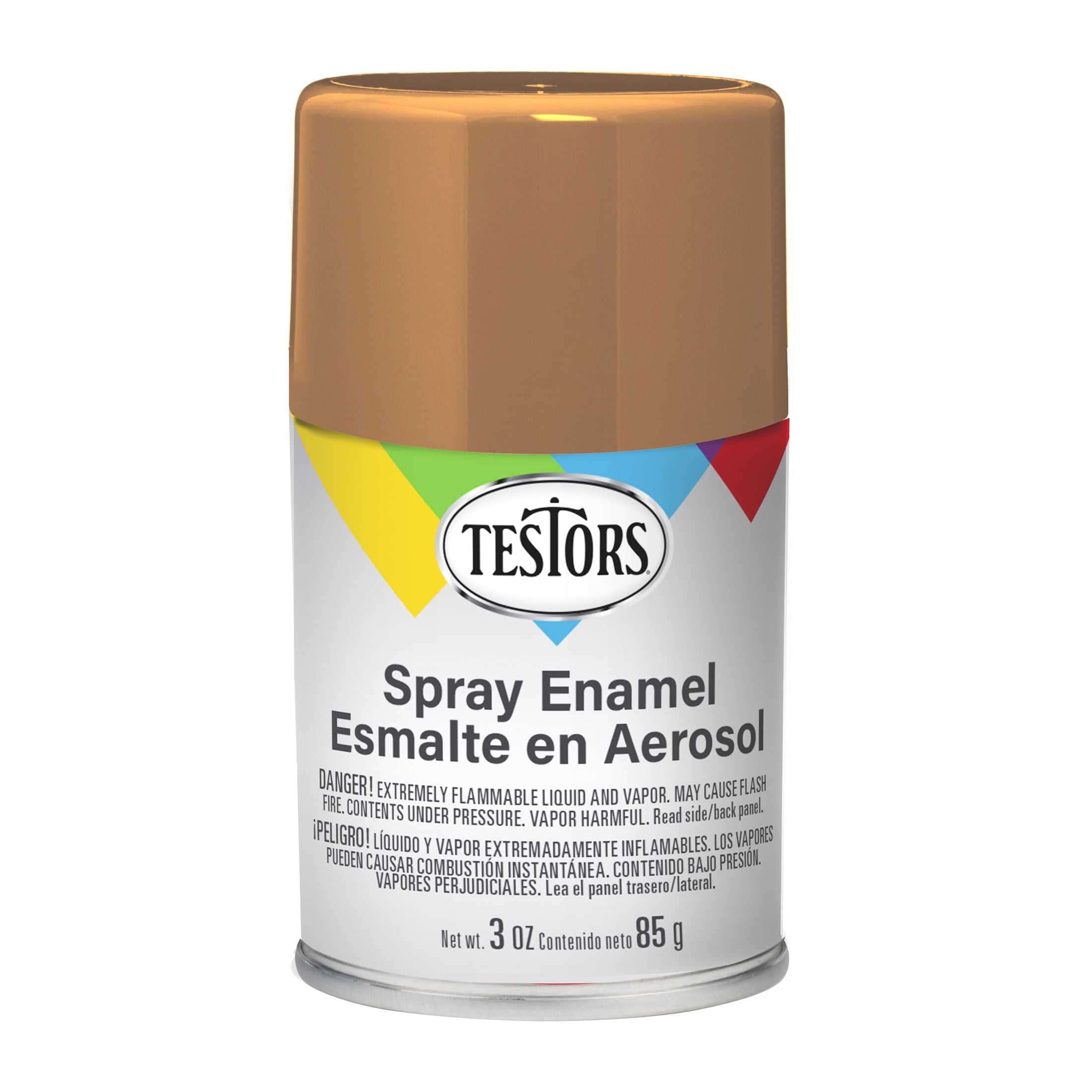 3 Pack, Wood, Rust-Oleum Testors Gloss Enamel Spray Paint- 1241T, 3 oz.
