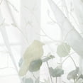 thumbnail image 5 of VOGOL Birds Embroidered Sheer Curtains 96 inches Length, White Rod Pocket Sheer Voile Panels for Living Room Bedroom, 52 x 96, Set of 2, 5 of 7