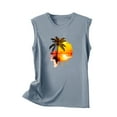 thumbnail image 4 of Birdeem Débardeur pour Femmes Mode Imprimé Col Rond Ample Sans Manches T-Shirt Chandail, 4 of 12