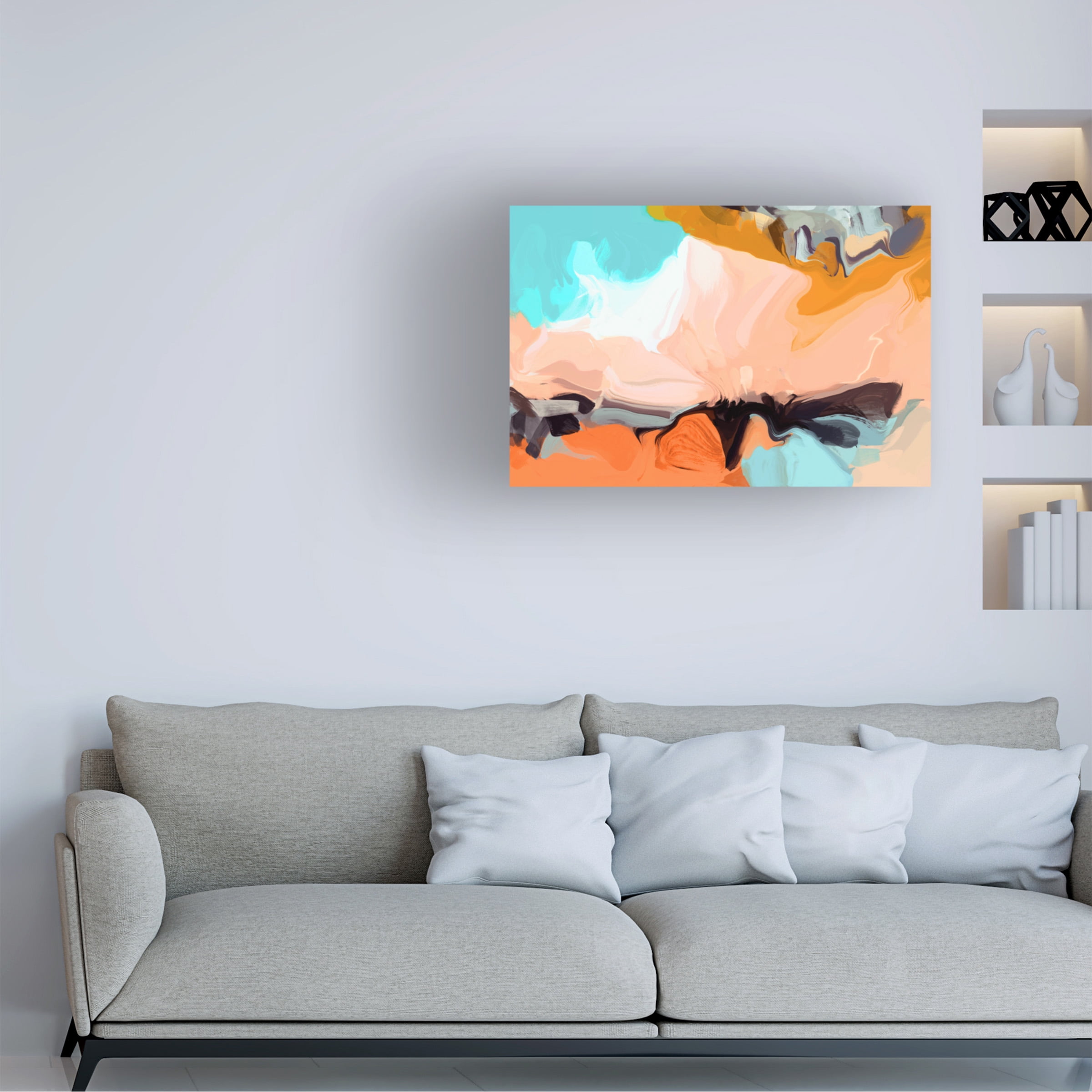 Irena Orlov 'Playful Movement II' Canvas Art