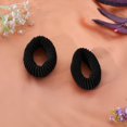 thumbnail image 3 of Estele Black/White Pony Tail Tight Rubber Bands For Women's/Girls (Pack Of 2) Suitable For All Occasions Special Gift For Wedding, Engagement, Anniversary, And Birthday, 3 of 4